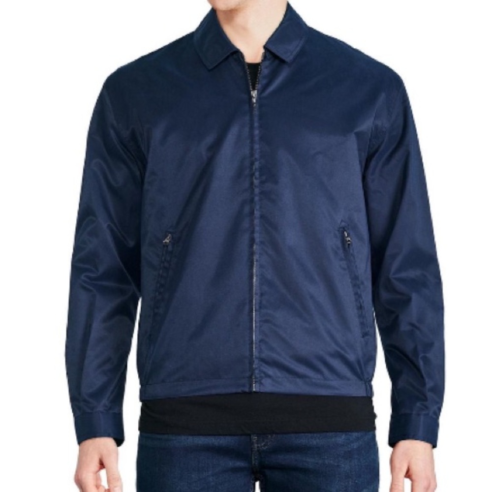 London Fog Men's Dark blue lightweight bomber jacket size small NWT